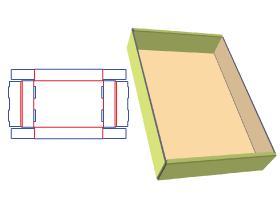 托盘盒,包装纸箱设计